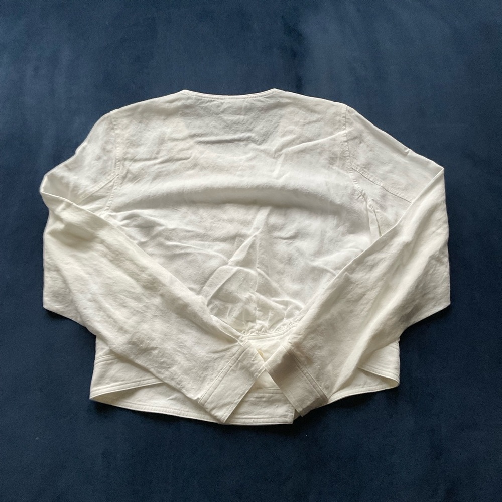 CAbi Piazza‎ White Button Front Jacket - image 6